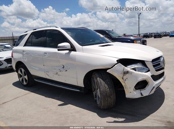 4JGDA5JB4JB146303 2018 MERCEDES-BENZ GLE 350 White Вид задньої частини салону