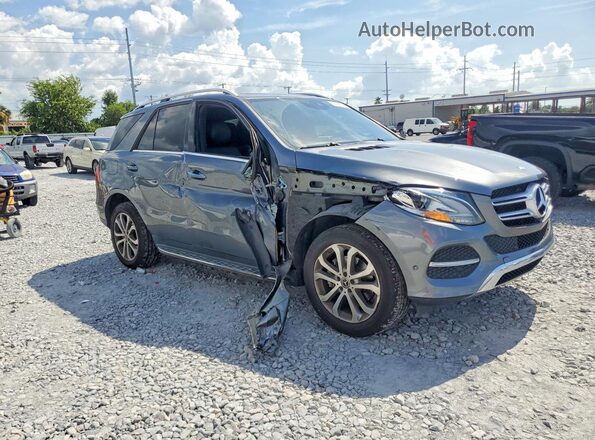 4JGDA5JB4JB171668 2018 MERCEDES-BENZ GLE Gray Передня права чверть