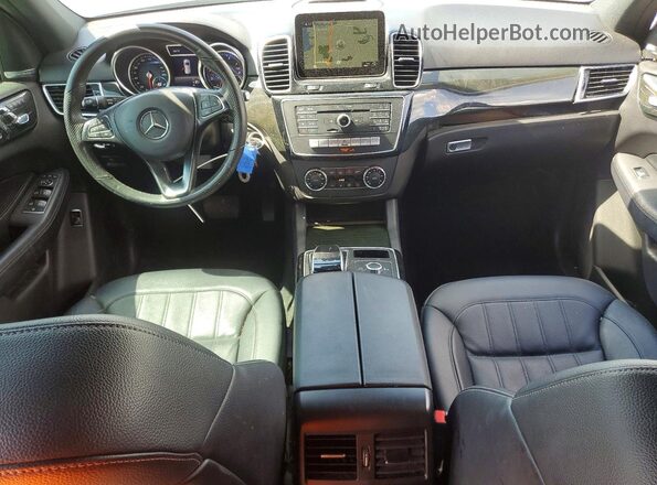 4JGDA5JB4JB171668 2018 MERCEDES-BENZ GLE Gray Вид панелі приладів