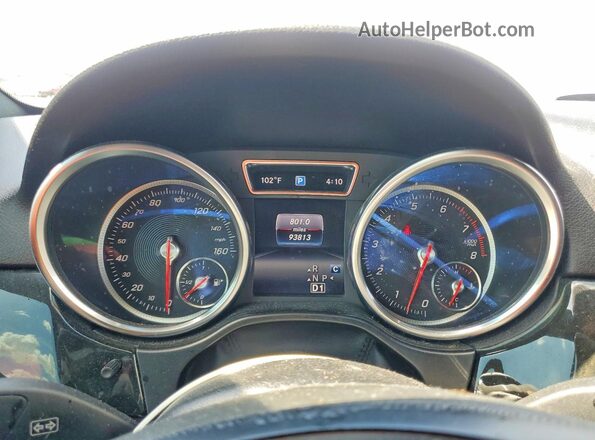 4JGDA5JB4JB171668 2018 MERCEDES-BENZ GLE Gray Вид щитка приладів