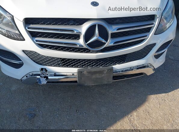 4JGDA5JB4JB185974 2018 MERCEDES-BENZ GLE 350 White Vista frontal