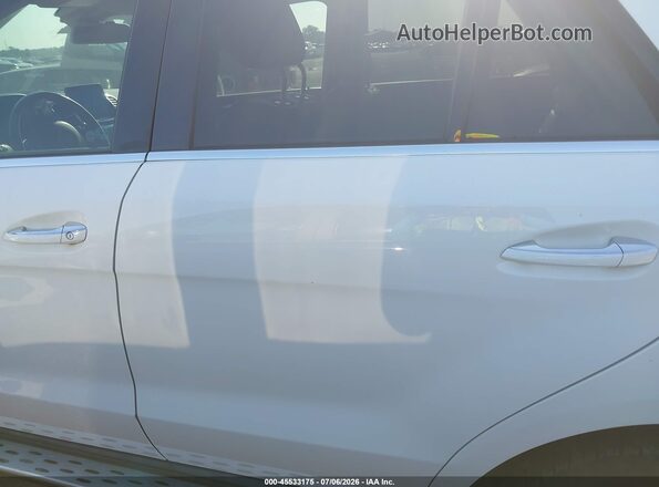 4JGDA5JB4JB185974 2018 MERCEDES-BENZ GLE 350 White Vista interior de 360 grados