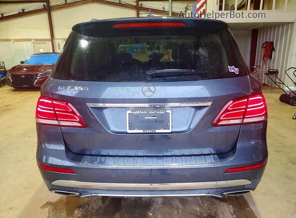 4JGDA5JB5GA696592 2016 MERCEDES-BENZ GLE Gray Հետևի տեսք