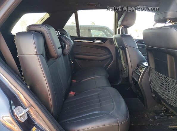 4JGDA5JB5GA754068 2016 MERCEDES-BENZ GLE Charcoal Rear interior view