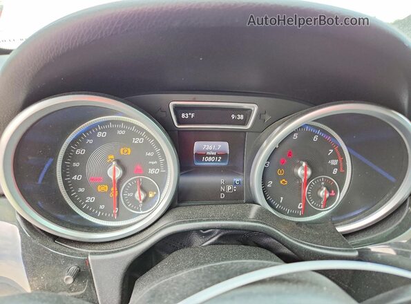 4JGDA5JB5HA884028 2017 MERCEDES-BENZ GLE White Սարքավորումների վահանակի տեսք
