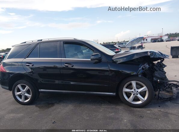 4JGDA5JB5HA902916 2017 MERCEDES-BENZ GLE 350 Черный Вид задней части салона