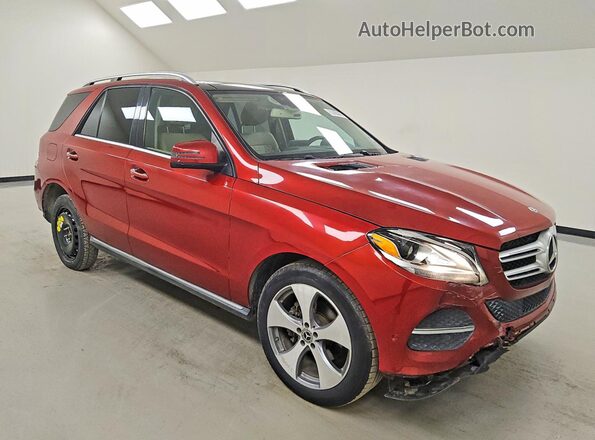 4JGDA5JB5HA957527 2017 MERCEDES-BENZ GLE Red Delantero derecho