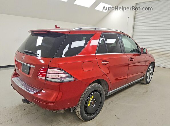 4JGDA5JB5HA957527 2017 MERCEDES-BENZ GLE Red Trasero derecho