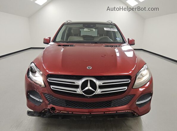 4JGDA5JB5HA957527 2017 MERCEDES-BENZ GLE Red 