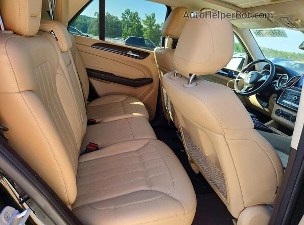 4JGDA5JB5JB021133 2018 MERCEDES-BENZ GLE Черный Вид задних сидений