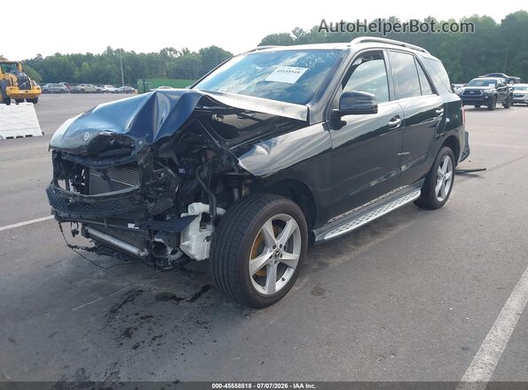 4JGDA5JB5JB027952 2018 MERCEDES-BENZ GLE 350 Black Առջևի ձախ երեք քառորդ տեսարան