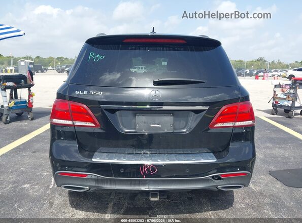 4JGDA5JB5JB105923 2018 MERCEDES-BENZ GLE 350 Black 