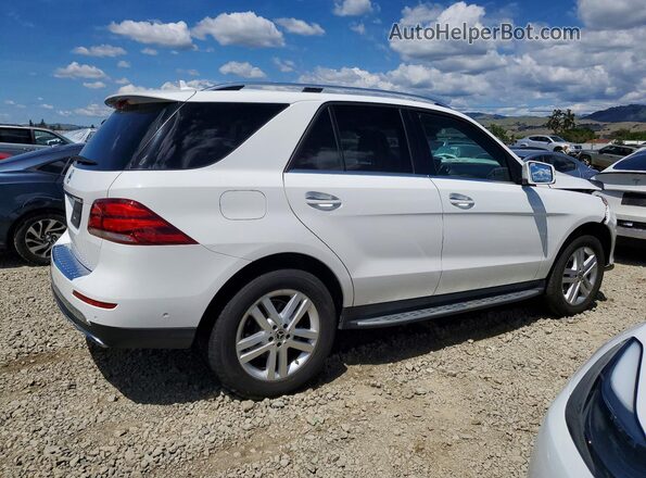 4JGDA5JB5JB116355 2018 MERCEDES-BENZ GLE Белый Задняя правая четверть