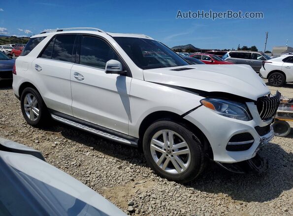 4JGDA5JB5JB116355 2018 MERCEDES-BENZ GLE Белый Передняя правая четверть