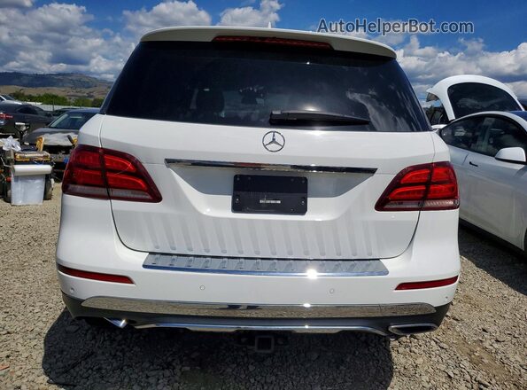 4JGDA5JB5JB116355 2018 MERCEDES-BENZ GLE Белый Вид сзади