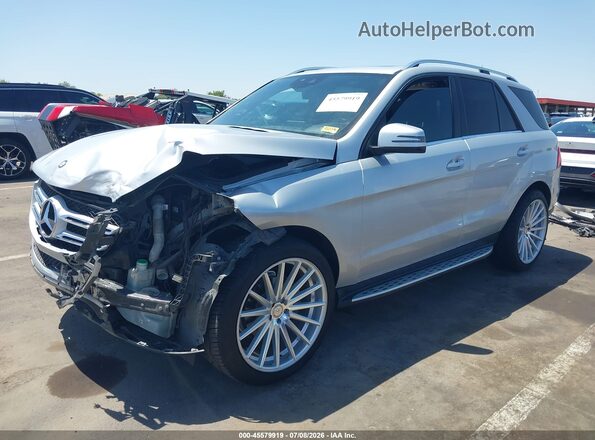 4JGDA5JB6GA749316 2016 MERCEDES-BENZ GLE 350 Silver Вид спереду