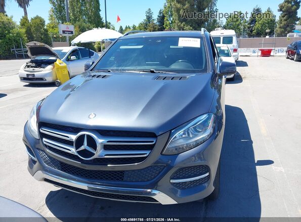 4JGDA5JB6GA779559 2016 MERCEDES-BENZ GLE 350 Gray Вид щитка приладів