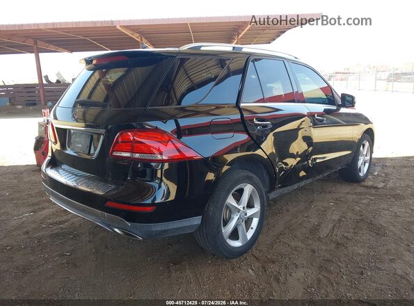 4JGDA5JB6GA791923 2016 MERCEDES-BENZ GLE 350 Черный Задняя правая четверть
