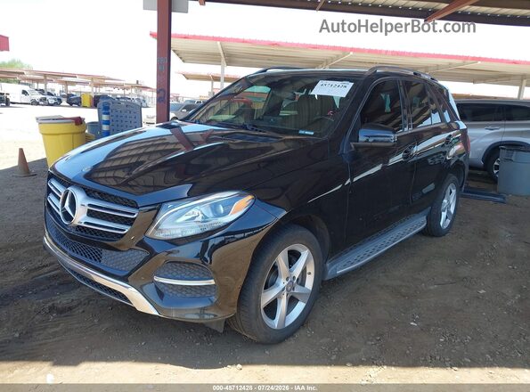 4JGDA5JB6GA791923 2016 MERCEDES-BENZ GLE 350 Черный Передняя левая четверть