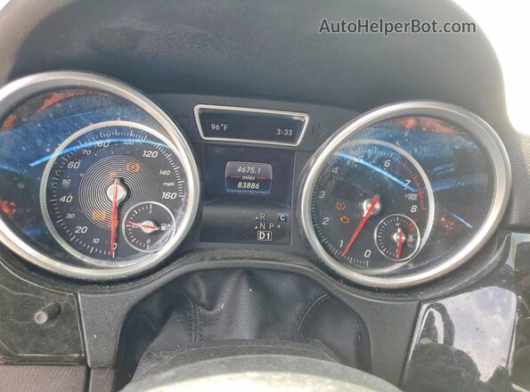 4JGDA5JB6JB004549 2018 MERCEDES-BENZ GLE Black Սարքավորումների վահանակի տեսք