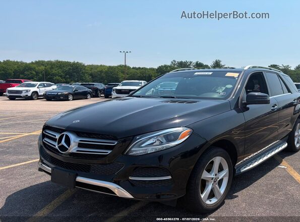4JGDA5JB6JB065089 2018 MERCEDES-BENZ GLE Black Առջևի ձախ երեք քառորդ տեսարան