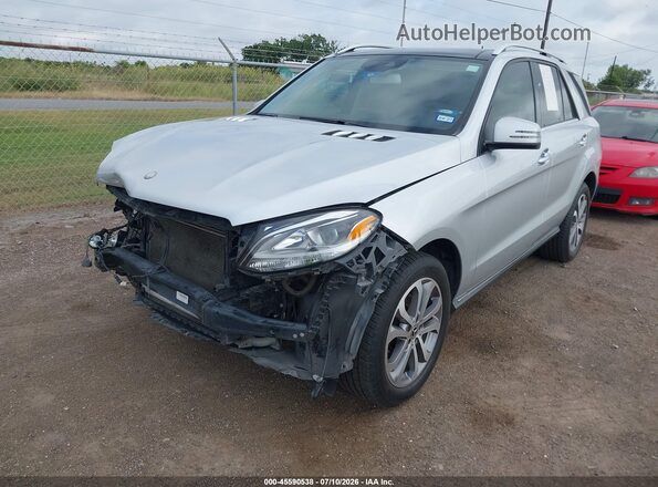 4JGDA5JB6JB171736 2018 MERCEDES-BENZ GLE 350 Silver Przód lewy