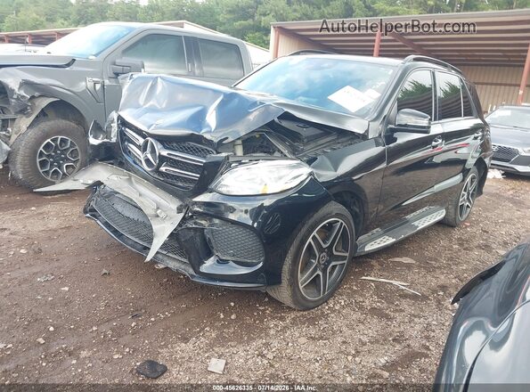 4JGDA5JB6JB182137 2018 MERCEDES-BENZ GLE 350 Black წინა მარცხენა ხედი სამი მეოთხედიდან