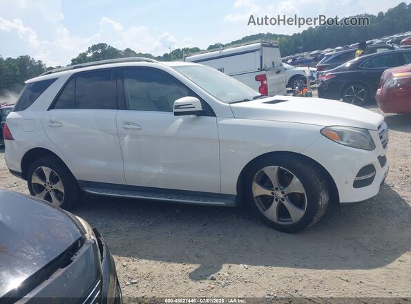 4JGDA5JB7GA642405 2016 MERCEDES-BENZ GLE 350 White Widok wnętrza z tyłu