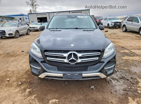 4JGDA5JB7GA643716 2016 MERCEDES-BENZ GLE Черный Вид спереди