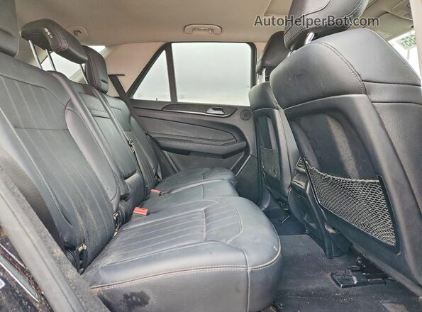 4JGDA5JB7GA643716 2016 MERCEDES-BENZ GLE Черный Вид задних сидений