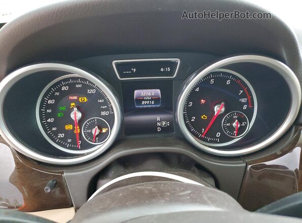 4JGDA5JB7GA690454 2016 MERCEDES-BENZ GLE White ხელსაწყოთა პანელის ხედი