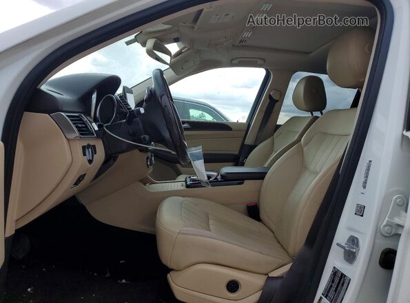 4JGDA5JB7GA690454 2016 MERCEDES-BENZ GLE White წინა სალონის ხედი