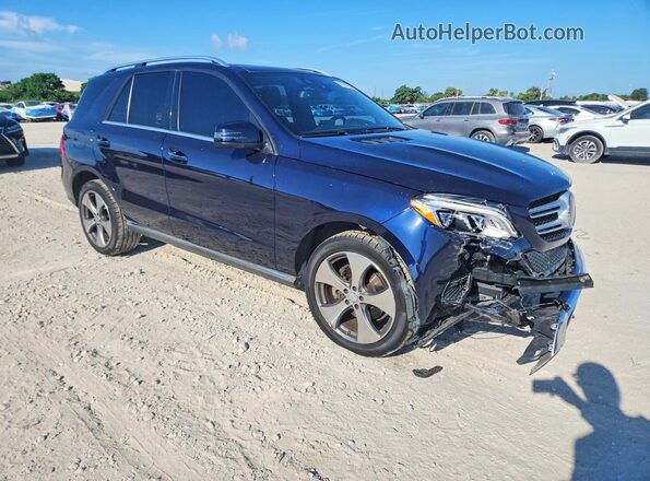 4JGDA5JB7GA690731 2016 MERCEDES-BENZ GLE Blue Передня права чверть