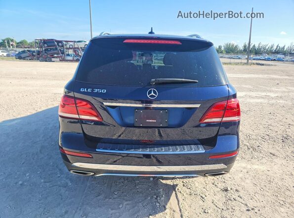4JGDA5JB7GA690731 2016 MERCEDES-BENZ GLE Blue Вид ззаду