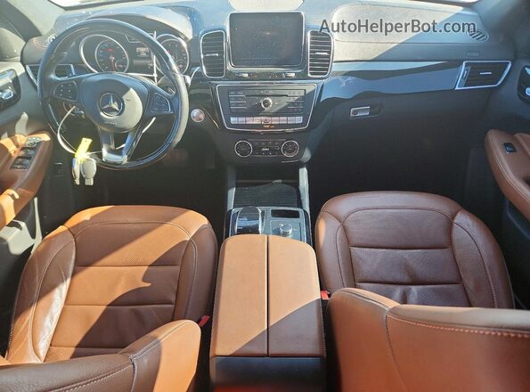 4JGDA5JB7GA690731 2016 MERCEDES-BENZ GLE Blue Вид панелі приладів