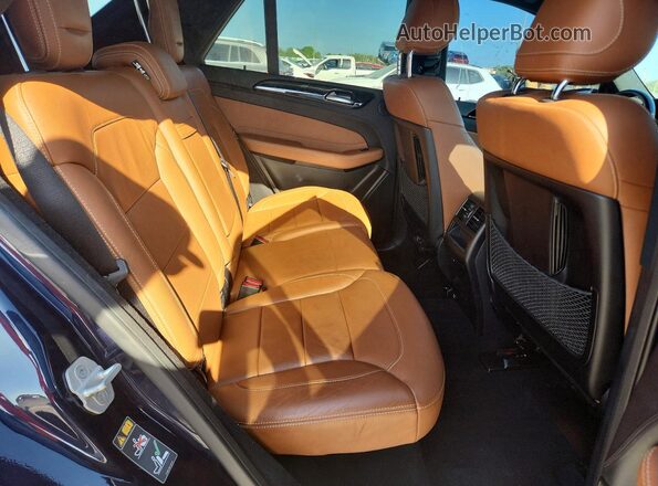 4JGDA5JB7GA690731 2016 MERCEDES-BENZ GLE Blue Вид задньої частини салону