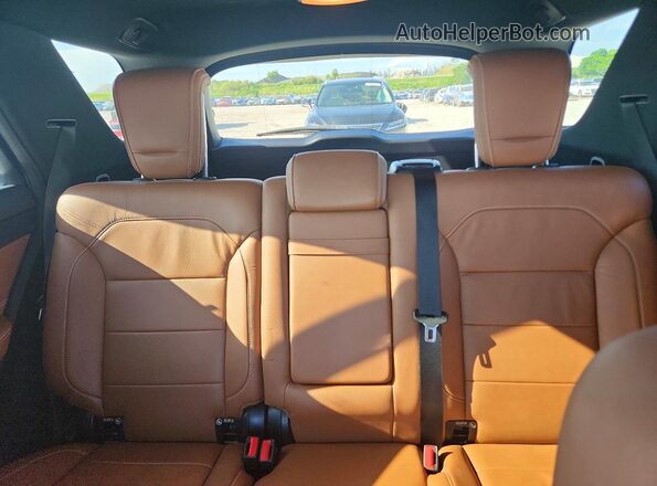 4JGDA5JB7GA690731 2016 MERCEDES-BENZ GLE Blue Вид задніх сидінь