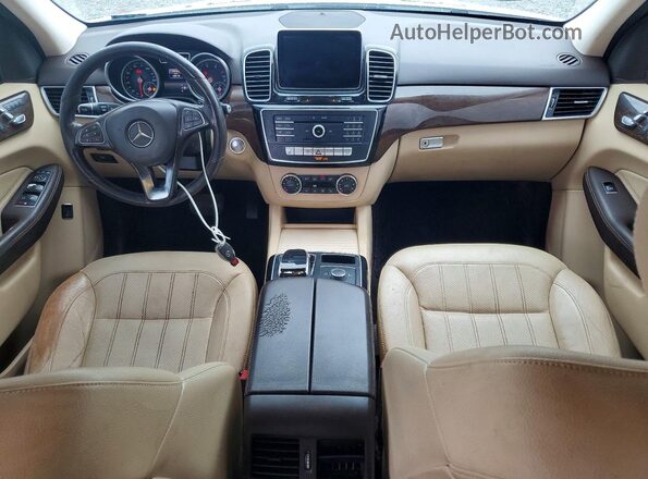 4JGDA5JB7GA692995 2016 MERCEDES-BENZ GLE White Առջևի վահանակի տեսք