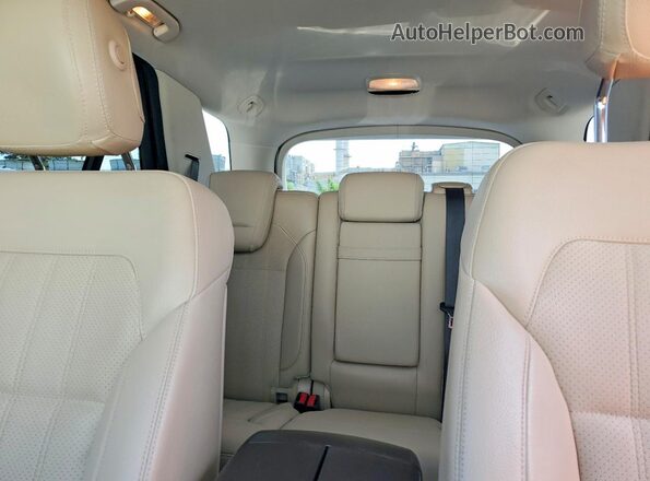 4JGDA5JB7GA808020 2016 MERCEDES-BENZ GLE White უკანა სავარძლების ხედი