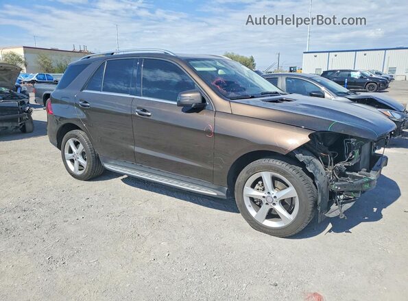 4JGDA5JB7HA816667 2017 MERCEDES-BENZ GLE Brown Front right