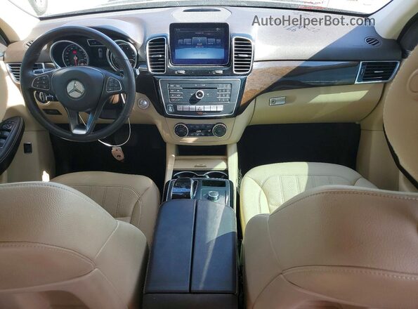 4JGDA5JB7HA816667 2017 MERCEDES-BENZ GLE Brown Dashboard view