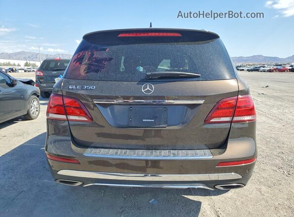 4JGDA5JB7HA816667 2017 MERCEDES-BENZ GLE Brown Rear view