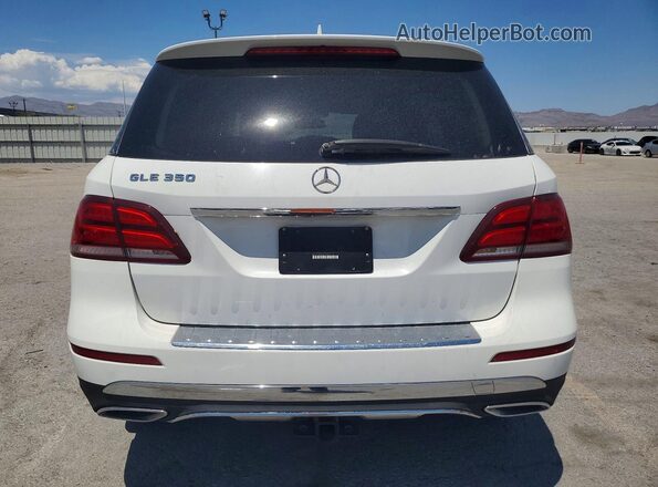4JGDA5JB7HA971879 2017 MERCEDES-BENZ GLE White Вид ззаду