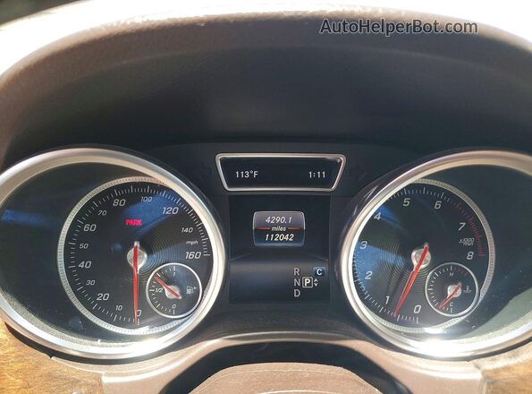 4JGDA5JB7HA971879 2017 MERCEDES-BENZ GLE White Вид щитка приладів