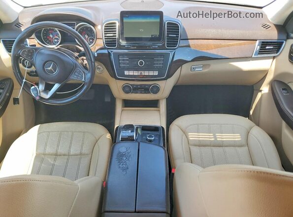 4JGDA5JB7HA971879 2017 MERCEDES-BENZ GLE White Вид панелі приладів