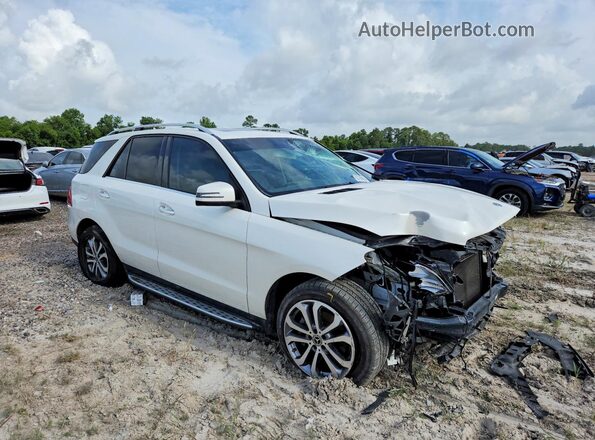 4JGDA5JB7JB048172 2018 MERCEDES-BENZ GLE Белый Передняя правая четверть