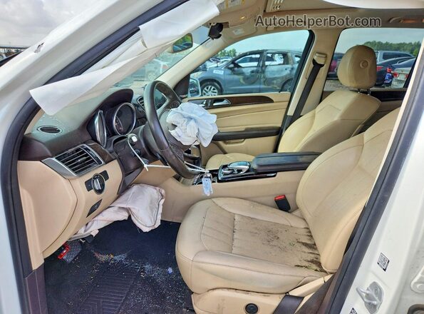 4JGDA5JB7JB048172 2018 MERCEDES-BENZ GLE Белый Вид салона спереди