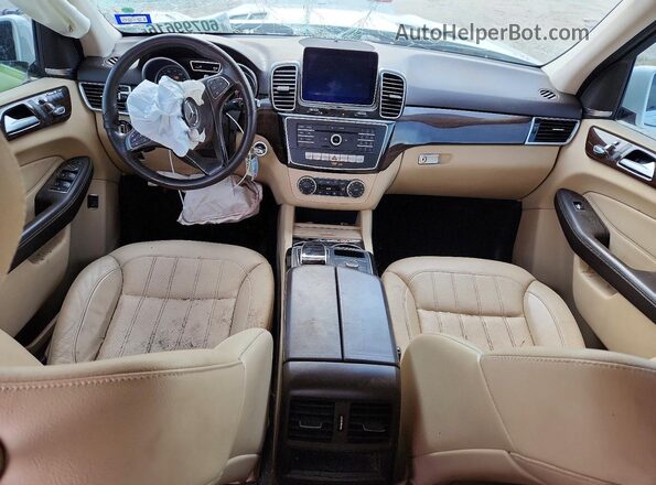 4JGDA5JB7JB048172 2018 MERCEDES-BENZ GLE Белый Вид панели приборов
