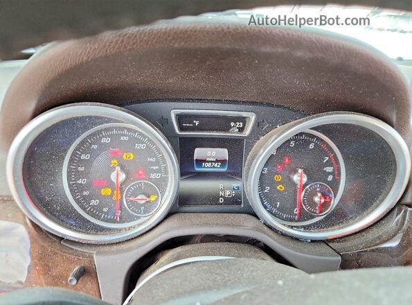 4JGDA5JB7JB048172 2018 MERCEDES-BENZ GLE Белый Вид щитка приборов