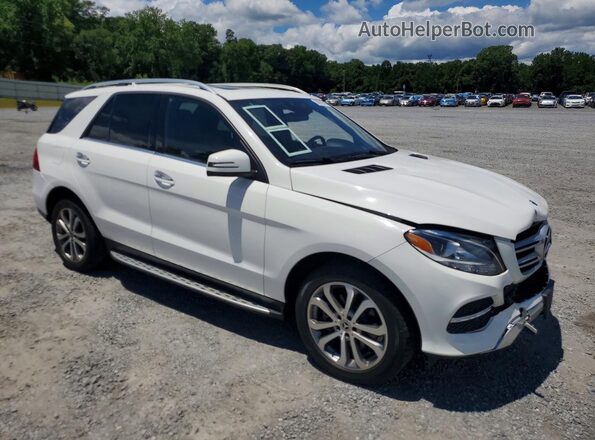 4JGDA5JB7JB054621 2018 MERCEDES-BENZ GLE White Przód prawy